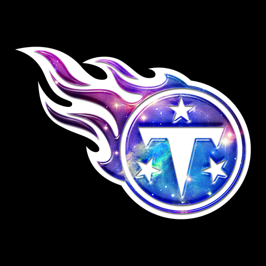 Galaxy Tennessee Titans Logo vinyl decal